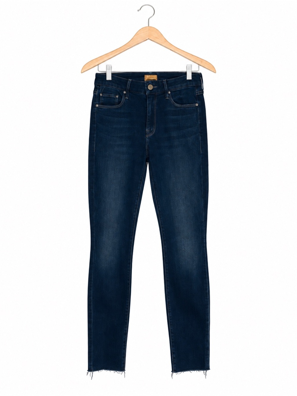 MOTHER The Looker Ankle Fray Jeans Size 25 Coffee Tea or Me High Rise